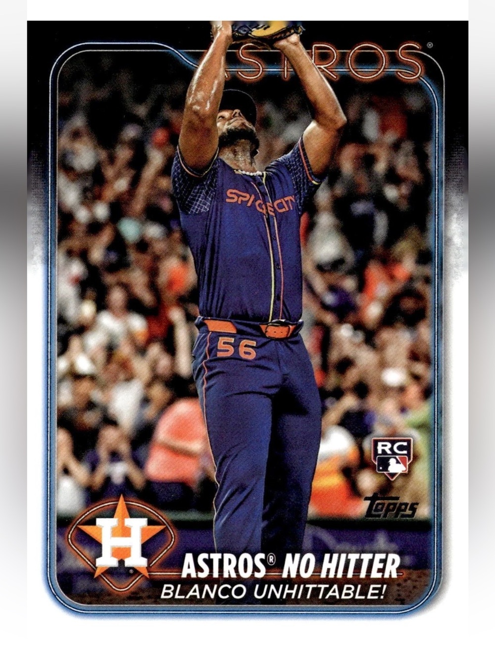 Ronel Blanco 2024 Topps Houston Astros Rookie RC Baseball Card